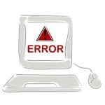 Computer With Error Icon