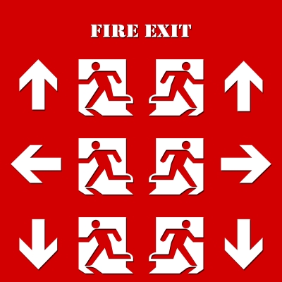 fire exit signals