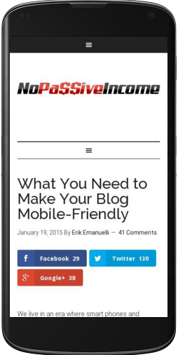 nopassiveincome blog post visited from mobile