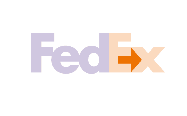 FedEx logo with arrow displayed